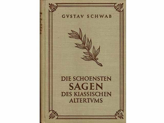 Konvolut "Gustav Schwab". 6 Titel. 