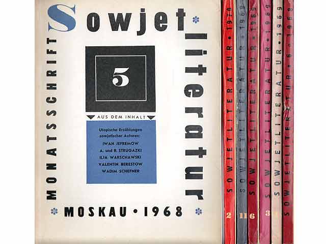 Sammlung „Sowjetliteratur“. 8 Titel. 