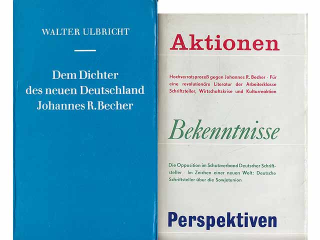 Konvolut „Johannes R. Becher“. 4 Titel. 