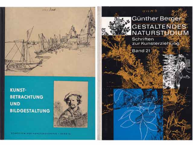 Schriften zur Kunsterziehung in den höheren Klassenstufen der Schulen der DDR. 4 Titel. 