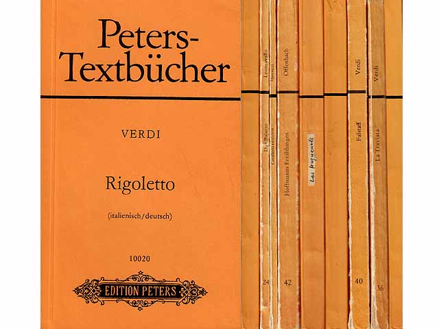 Konvolut "Peters-Textbücher". 13 Titel. 