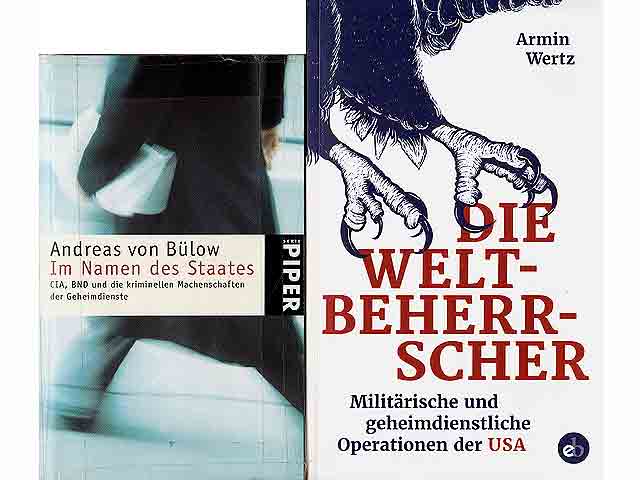 Konvolut "Geheimdienst der USA - CIA". 4 Titel. 