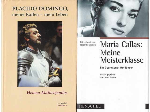 Büchersammlung „Berühmte Sängerinnen und Sänger“. 5 Titel. 