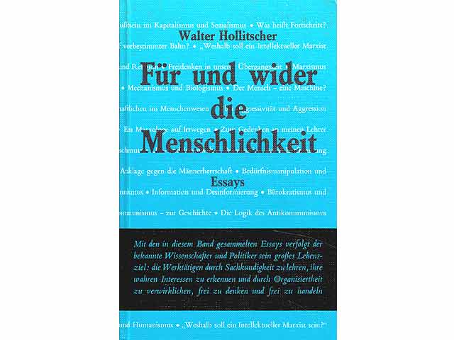 Konvolut "Walter Hollitscher". 3 Titel. 