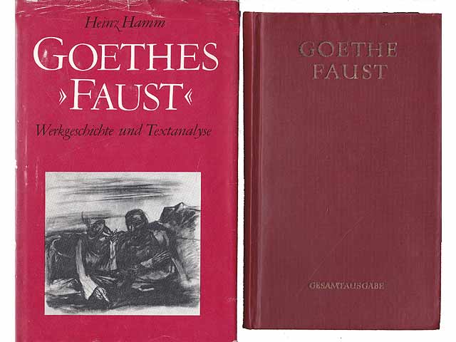 Büchersammlung "Goethes Faust". 4 Titel. 