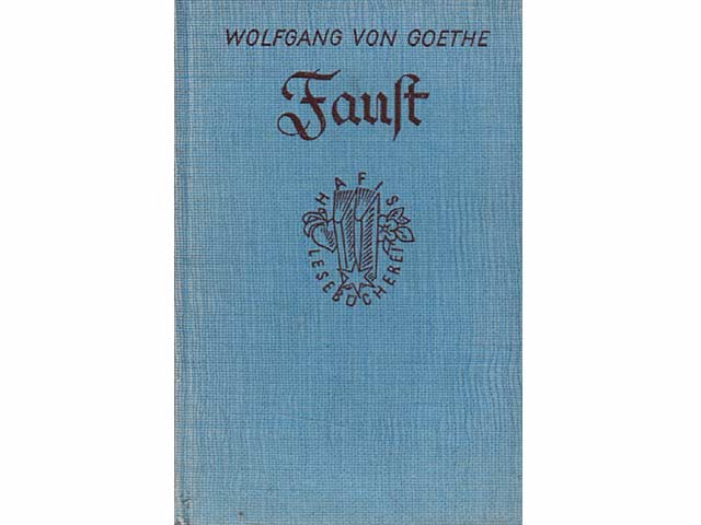 Büchersammlung "Goethes Faust". 4 Titel. 