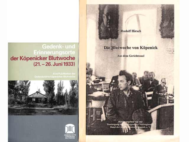Konvolut "Köpenicker Blutwoche". 3 Titel. 