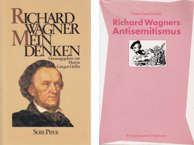 Büchersammlung "Richard Wagner". 5 Titel. 
