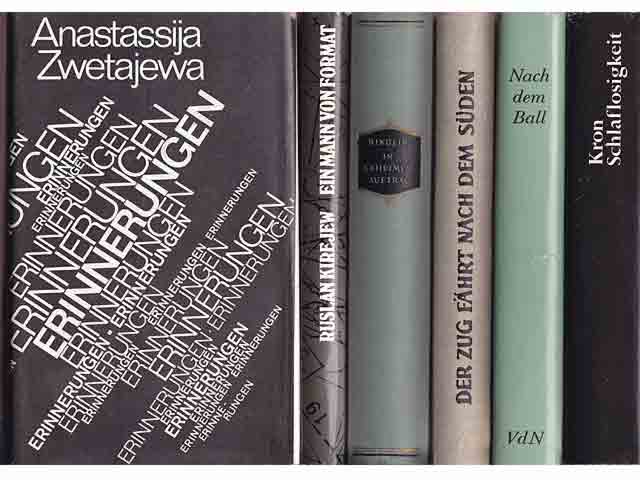 Büchersammlung „Russischsprachige Bücher in deutscher Übersetzung“. 6 Titel. 