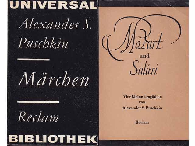 Büchersammlung "Alexander Sergejewitsch  Puschkin". 4 Titel. 