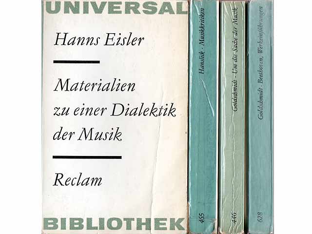 Reclam-Sammlung „Musik und Musiktheater“. 4 Titel. 