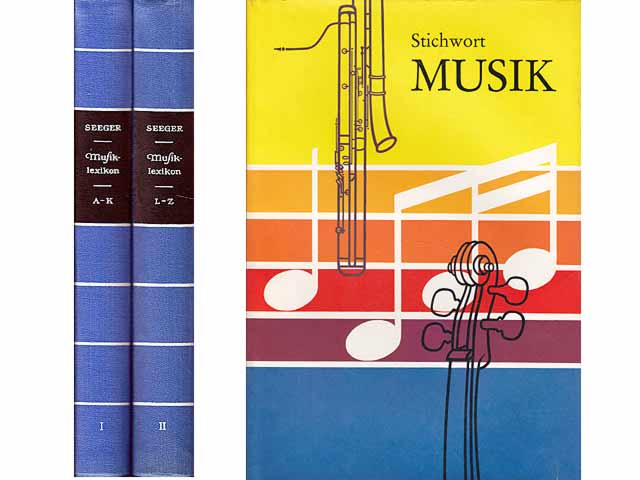 Büchersammlung „Musik-Lexika“. 3 Titel. 