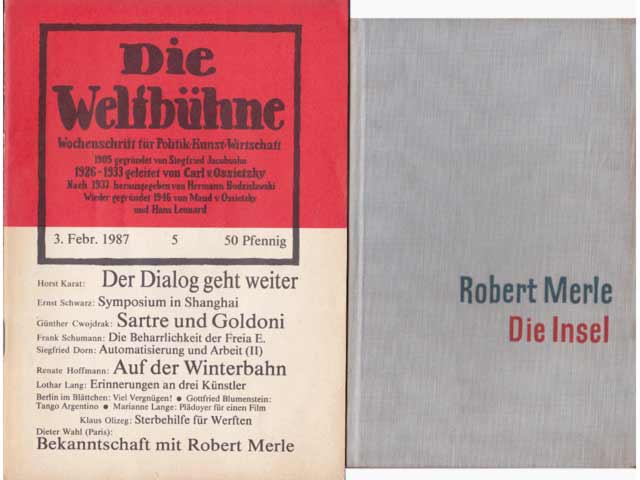 Konvolut "Robert Merle". 5 Titel. 