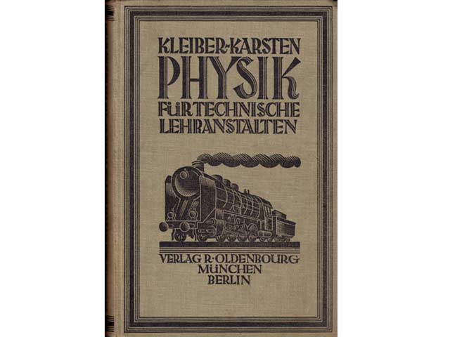 Büchersammlung "Lehrbücher der Physik". 5 Titel. 