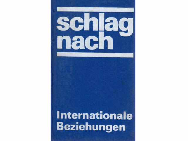 Konvolut "Außenpolitik der DDR". 8 Titel. 