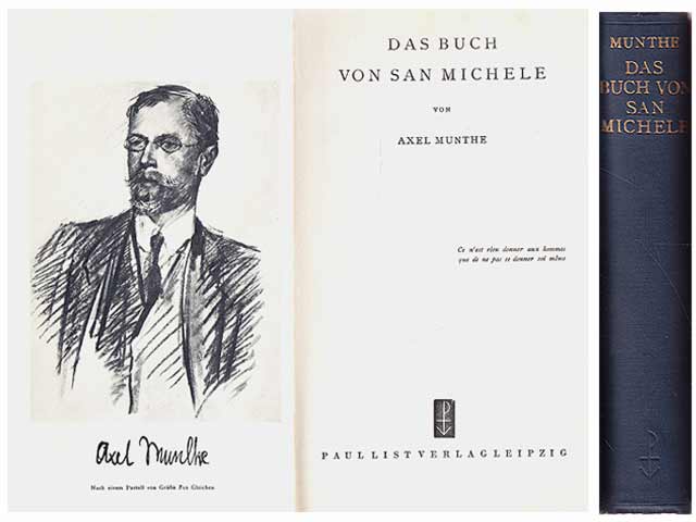 Das Buch von San Michele. 156.- 165. Auflage der Originalausgabe