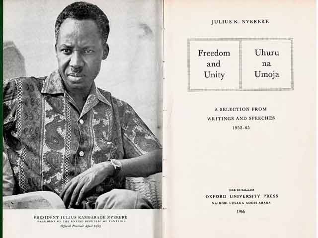 Freedom and Unity. Uhuru na Umoja. A Selection from Writings and Speeches 1952-1965. In englischer Sprache