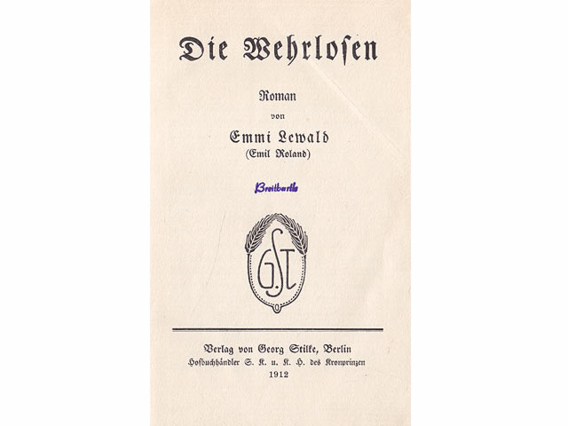 Die Wehrlosen. Roman