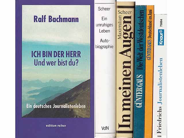 Konvolut „Journalisten“. 6 Titel. 