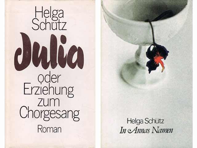Büchersammlung "Helga Schütz". 2 Titel. 