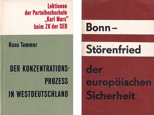 Der Konzentrationsprozeß in Westdeutschland. Zur Konzentration der Produktion und des Kapitals in der westdeutschen Industrie. 1. Auflage