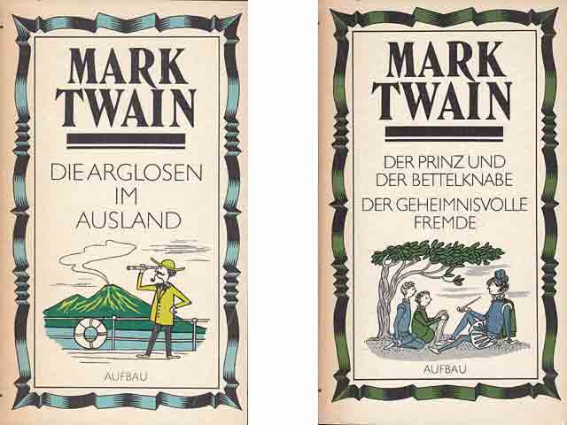 Konvolut „Mark Twain“. 6 Titel. 
