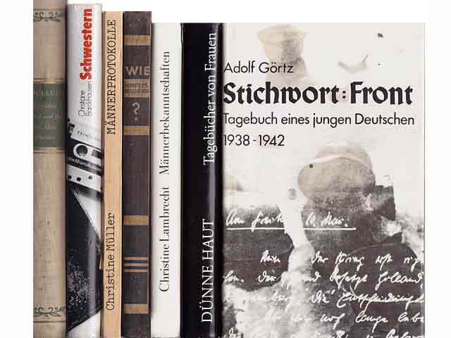 Konvolut „Tagebücher, Briefe, Protokolle“. 7 Titel. 