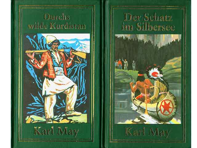 Büchersammlung "Karl May - aus dem Karl-May-Verlag, Sonderausgabe für den Tandem-Verlag, Sammler Edition". 2 Titel. 