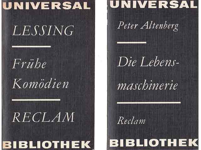 Reclam-Sammlung Belletristik. 8 Titel. 