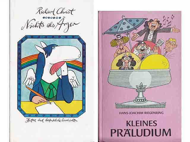 Büchersammlung „Heitere und bedenkliche Geschichten“. 4 Titel. 