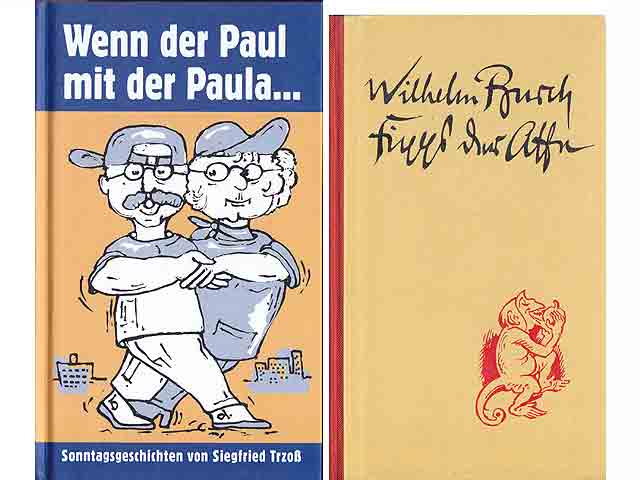 Büchersammlung „Heitere und bedenkliche Geschichten“. 4 Titel. 