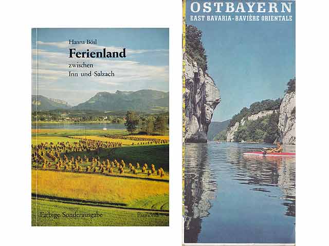 Konvolut "Kulturführer Ostbayern/Böhmen". 6 Titel. 