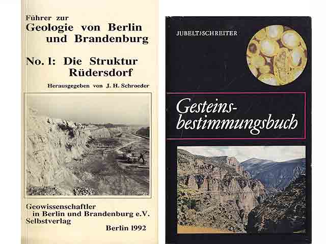 Büchersammlung „Geologie“. 4 Titel. 