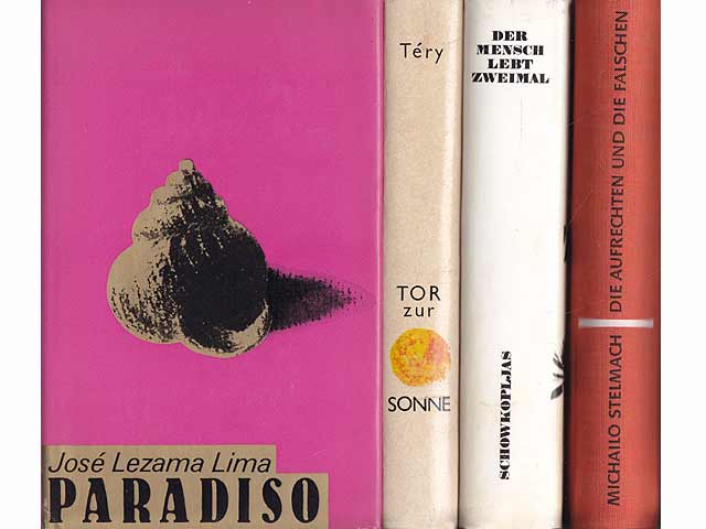 Büchersammlung „Romane“. 4 Titel. 