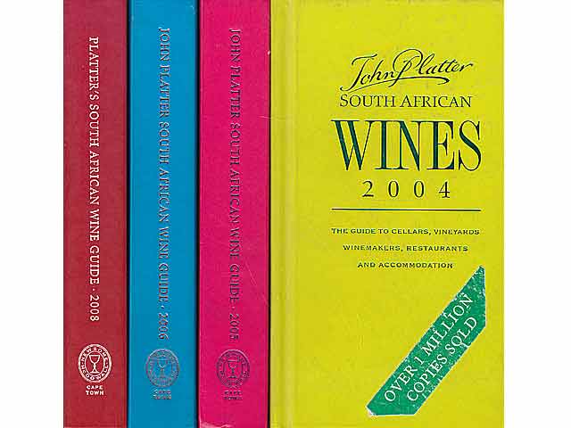 Büchersammlung „Weinführer“. 4 Titel. 