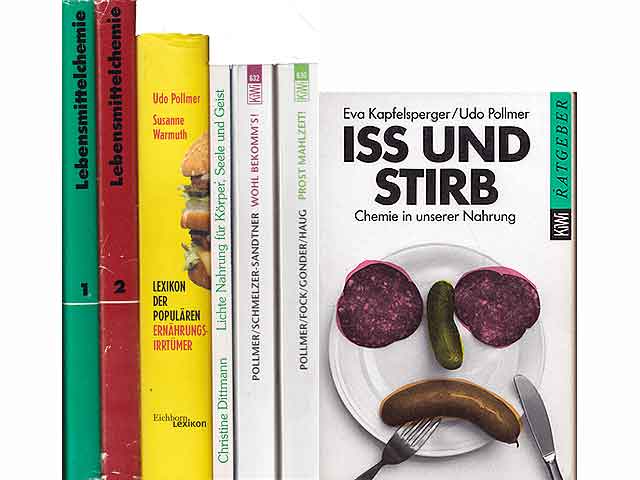 Büchersammlung „Lebensmittelchemie“. 6 Titel. 