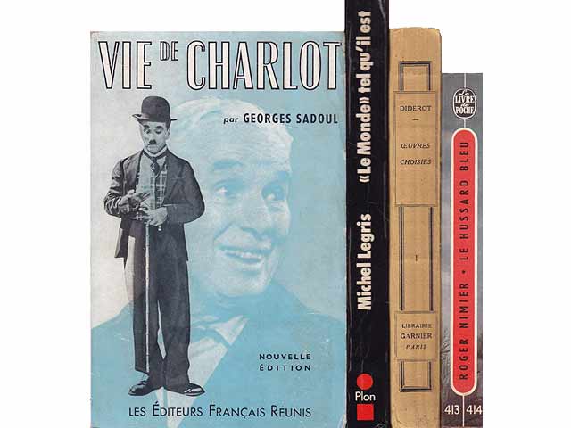 Sammlung „Französischsprachige Taschenbücher“. 4 Titel. 