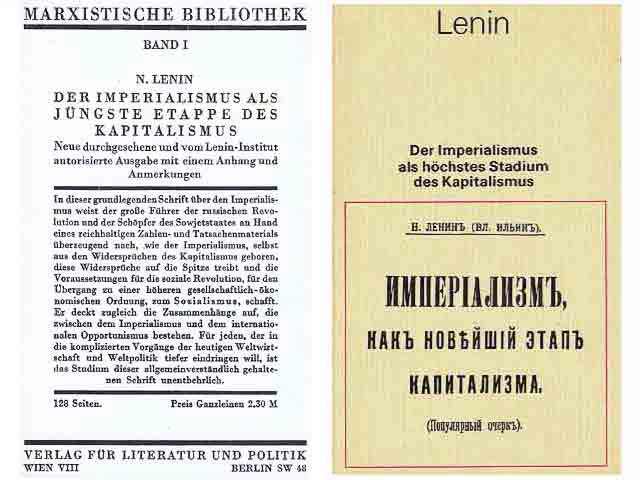 "Bücherei des Marxismus-Leninismus". 5 Titel. 