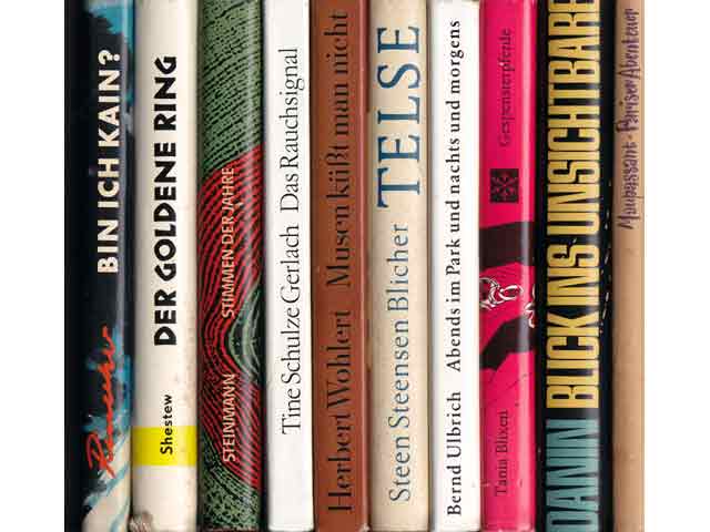 Büchersammlung „Erzählungen. Romane“. 10 Titel. 