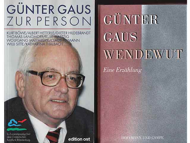 Konvolut "Günter Gaus". 4 Titel. 