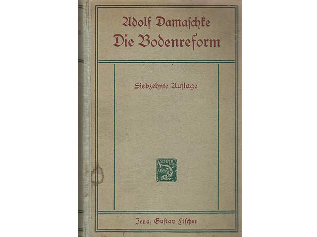 Büchersammlung "Bodenreform". 4 Titel. 