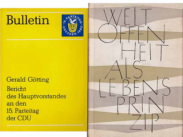 Konvolut "Christliche Verantwortung". 6 Titel. 