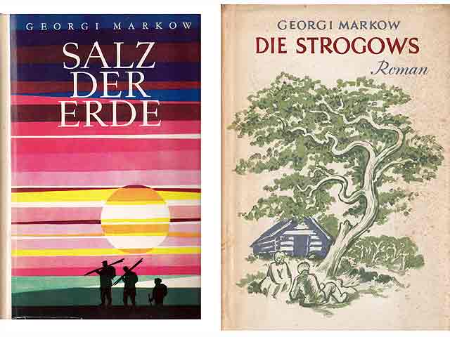 Büchersammlung "Georgi Markow". 4 Titel. 