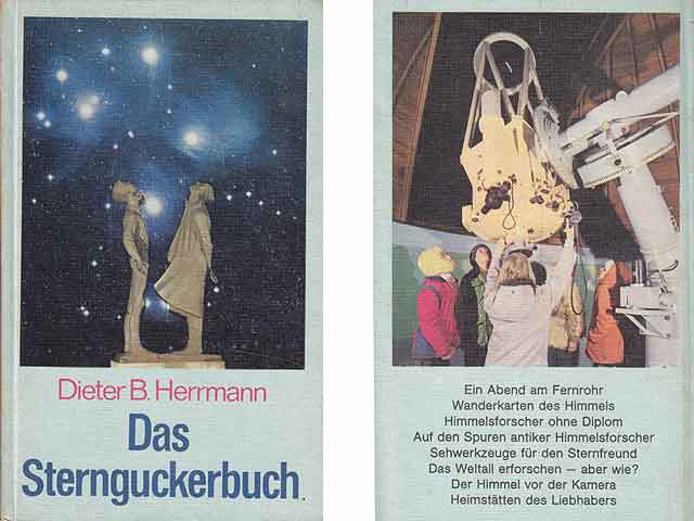 Konvolut "Astronomie/Dieter B. Herrmann". 9 Titel. 