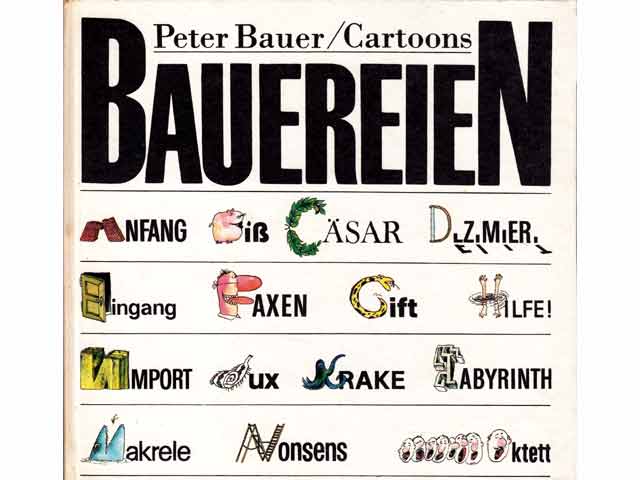 Konvolut "Cartoons, Collagen und anderes". 11 Titel. 