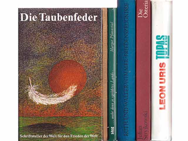 Büchersammlung „Für den Frieden der Welt u.a.“. 6 Titel. 