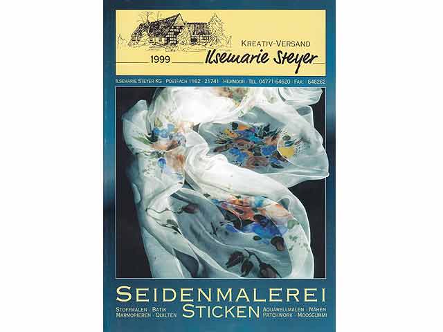 Konvolut "Seidenmalerei". 3 Titel. 