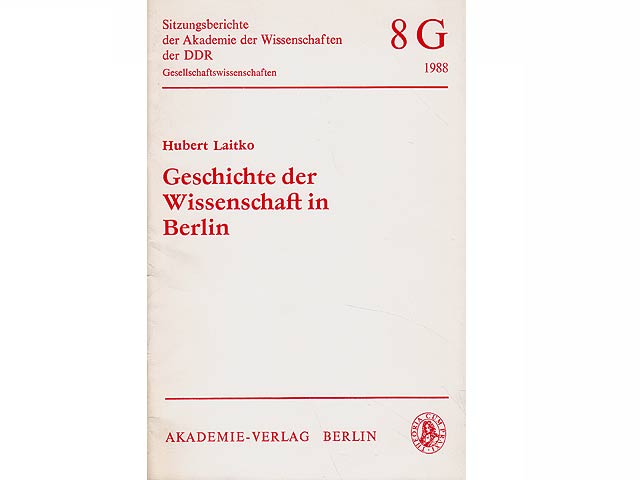 Büchersammlung "Die Wissenschaft in der Gesellschaft". 3 Titel.  
