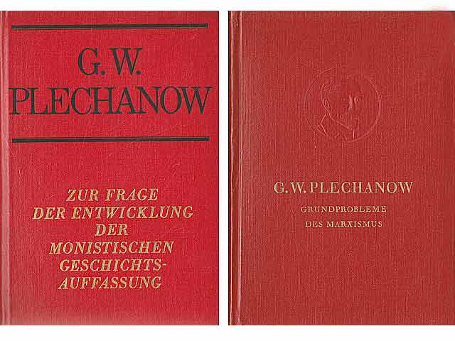 Büchersammlung "G. W. Plechanow". 2 Titel. 