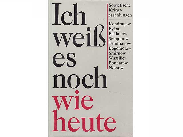 Büchersammlung „Sowjetische Kriegsmemoiren“. 4 Titel. 
